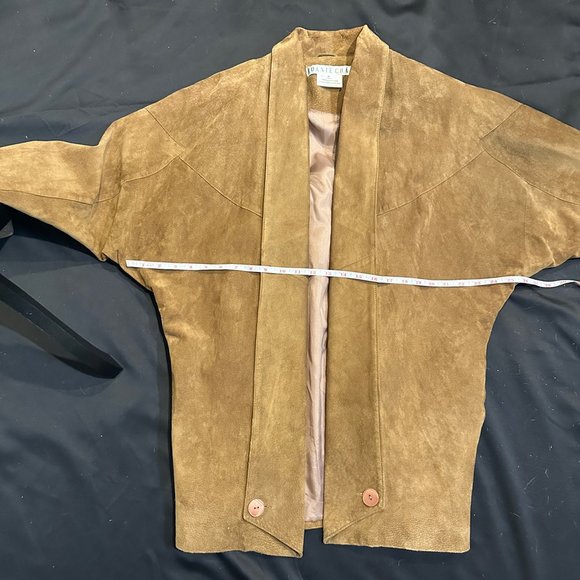 Vintage Suede Oversized Joanie Char 1980’s Jacket - Picture 14 of 16